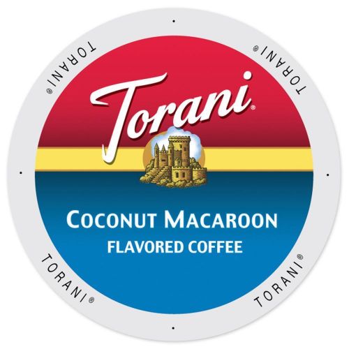  Torani Coffee Coconut Macaroon Flavor Single Serve K-Cup Brewers Pack by Torani