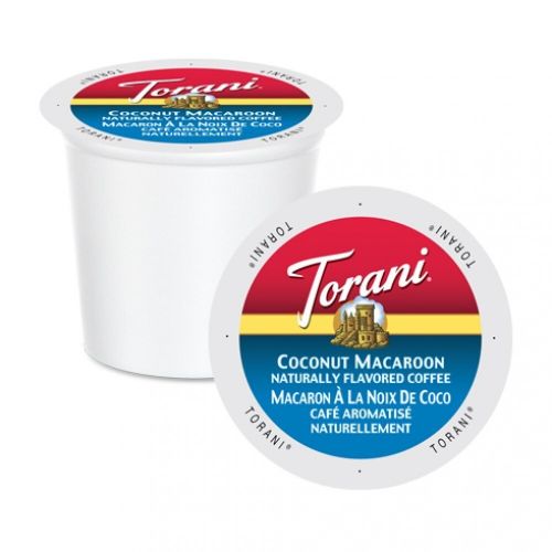  Torani Coffee Coconut Macaroon Flavor Single Serve K-Cup Brewers Pack by Torani