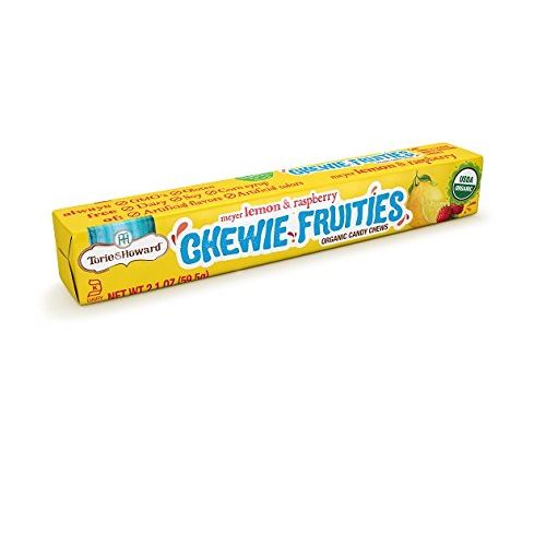  Torie & Howard Torie and Howard Chewie Fruities Stick Pack, Lemon and Raspberry, 2.1 Ounce (Pack of 18)