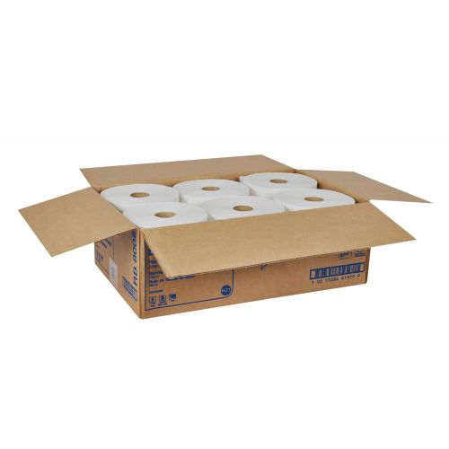  Tork Universal RB8002 Hardwound Paper Roll Towel, 1-Ply, 7.87 Width x 800 Length, White (Case of 6 Rolls, 800 per Roll, 4,800 Feet)