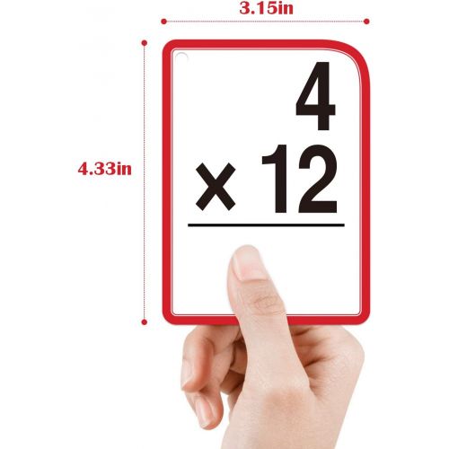  [아마존베스트]Torlam Multiplication Flash Cards for 3rd Grade  175 Math Flash Cards  Times Table Flash Cards  All Facts 0-12 Color Coded Multiplication Games, 1st 2nd 4th 5th 6th Grade