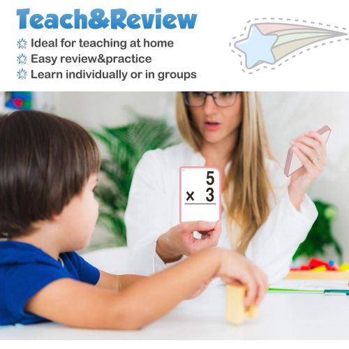  [아마존베스트]Torlam Multiplication Flash Cards for 3rd Grade  175 Math Flash Cards  Times Table Flash Cards  All Facts 0-12 Color Coded Multiplication Games, 1st 2nd 4th 5th 6th Grade