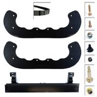 OEM Toro Power Clear 721 Snowblower Paddle 38261, Scraper 133-5585P, V-Belt 121-6622 Kit with Hardware