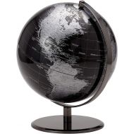 Torre & Tagus Latitude World Globe, Silver