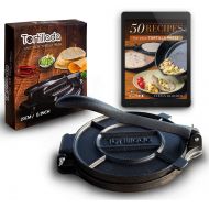 [아마존베스트]Tortillada  Premium Cast Iron Tortilla Press with Recipes E-Book (10 Inch)