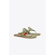 Tory Burch MILLER SANDAL, PRINTED PATENT LEATHER
