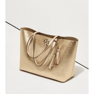 Tory Burch MCGRAW METALLIC TOTE