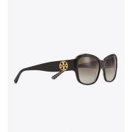 Tory Burch STACKED-T RECTANGLE SUNGLASSES