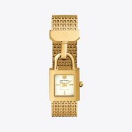 Tory Burch SURREY WATCH, GOLD-TONE STAINLESS STEEL, 22 x 23.5 MM