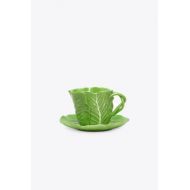 Tory Burch LETTUCE WARE CUP & SAUCER, SET OF 2