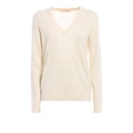 Tory Burch Marilyn ivory cashmere sweater