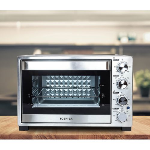  Toshiba MC32ACG-CHSS Convection Toaster Oven, Stainless Steel