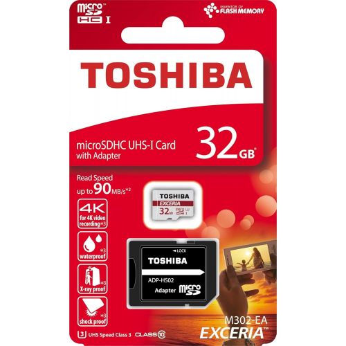  [아마존 핫딜]  [아마존핫딜]Toshiba EXCERIA M302-EA Micro SDHC 32GB UHS-I Klasse 10 Speicherkarte (bis zu 90MB/s lesen)