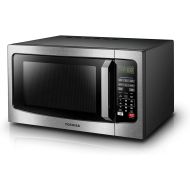 Toshiba EM131A5C-SS Microwave Oven with Smart Sensor, Easy Clean Interior, ECO Mode and Sound On/Off, 1.2 Cu Ft, Stainless Steel