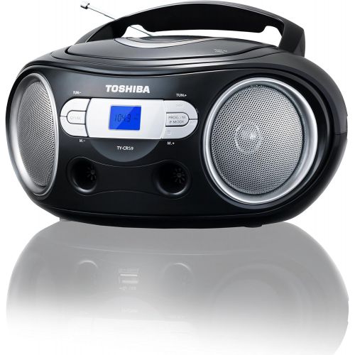  Toshiba TY-CRS9 Portable CD Boombox with AM/FM Stereo and Aux Input