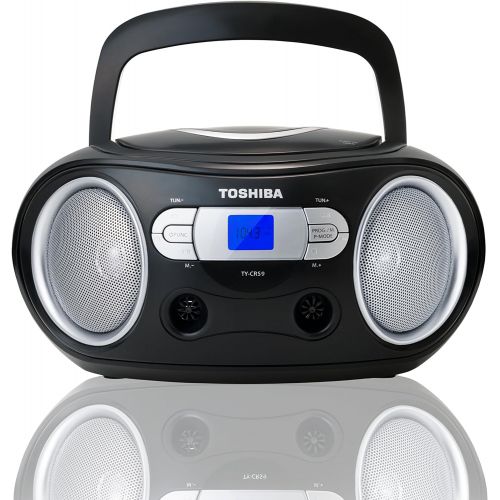  Toshiba TY-CRS9 Portable CD Boombox with AM/FM Stereo and Aux Input