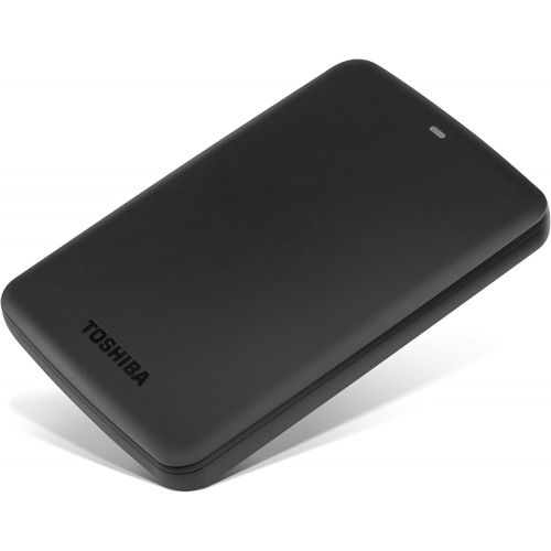  Toshiba Canvio Basics 500GB Portable Hard Drive- Black (HDTB305XK3AA)