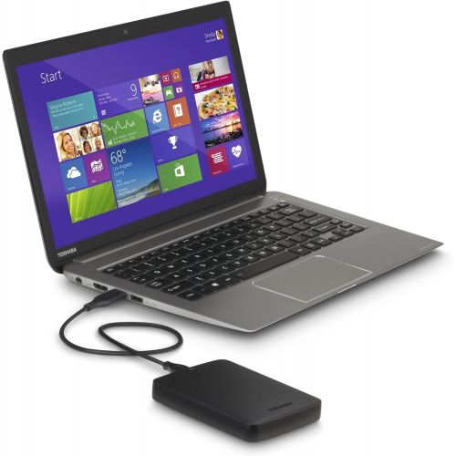  Toshiba Canvio Basics 2TB Portable Hard Drive - Black (HDTB320XK3CA)