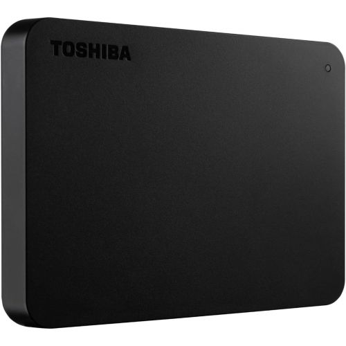  Toshiba (HDTB410XK3AA) Canvio Basics 1TB Portable External Hard Drive USB 3.0, Black