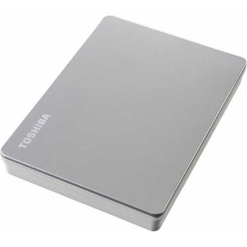  Toshiba Canvio Flex 1TB Portable External Hard Drive USB-C USB 3.0, Silver for PC, Mac, & Tablet - HDTX110XSCAA