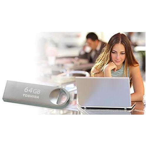  Toshiba USB2.0 Flash Drive 64GB USB 2.0 Flash Disk TransMemory U401 Metal USB Memory Stick (THN-U401S0640A4)