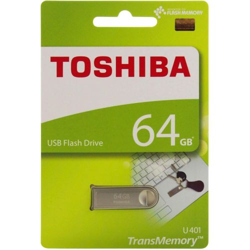  Toshiba USB2.0 Flash Drive 64GB USB 2.0 Flash Disk TransMemory U401 Metal USB Memory Stick (THN-U401S0640A4)