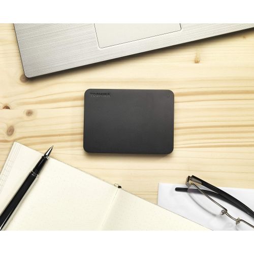  Toshiba Canvio Basics 4TB Portable External Hard Drive USB 3.0, Black - HDTB440XK3CA