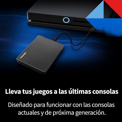  Toshiba Canvio Gaming 1TB Portable External Hard Drive USB 3.0, Black for PlayStation, Xbox, PC, & Mac - HDTX110XK3AA