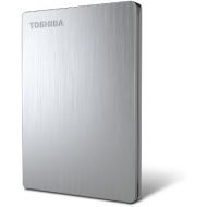 Toshiba Canvio 500 GB Slim Portable External Hard Drive - Silver (HDTD105XS3D1)