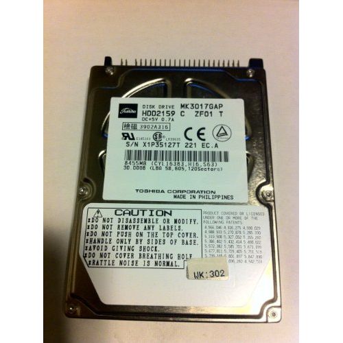  Toshiba MK6025GAS 60GB Internal Hard Drive