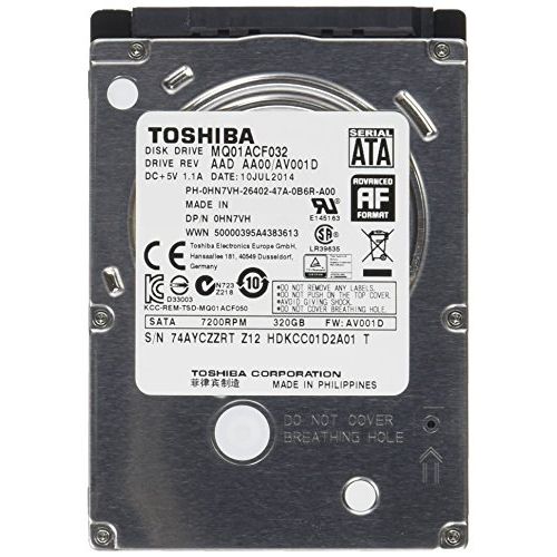  Toshiba MQ01ACF032 320 GB 2.5 Internal Hard Drive