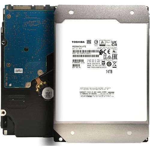  Toshiba MG Series Enterprise 14TB 256MB Cache 7200RPM SATA 6.0Gb/s 3.5 Internal Enterprise Hard Drive (MG08ACA14TE)