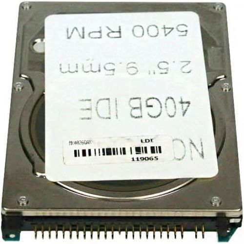  Toshiba MK4026GAX - Hard Drive - 40 GB - Internal - 2.5 - ATA-100-44 pin IDC - 5400 RPM - Buffer: 16 MB