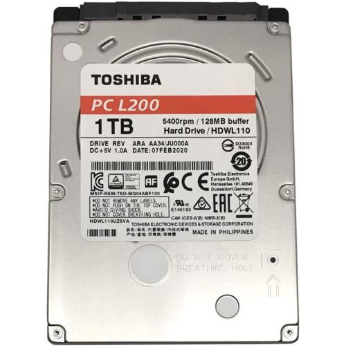  Toshiba 1TB 5400RPM 128MB Cache SATA 6Gb/s (7mm) 2.5in Internal Gaming PS3/PS4 Hard Drive - 3 Year Warranty