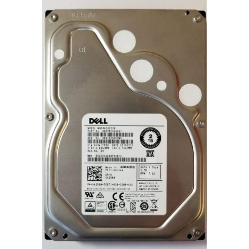  Toshiba 2TB HDD 7.2K RPM 3.5 6Gb/s SATA Hard Disk Drive Model: MG04ACA200N DP/N: 4256W