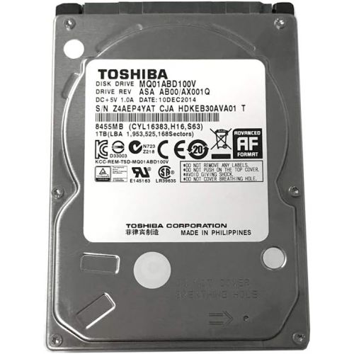  Toshiba 1TB 5400RPM 8MB Cache SATA 3.0Gb/s 2.5 inch PS3/PS4 Hard Drive - 3 Year Warranty