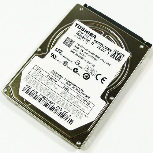  Toshiba MK8052GSX 80GB 2.5-Inch 5400RPM SATA OEM Notebook Hard Drive