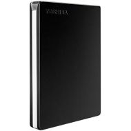 Toshiba Canvio Slim 2TB Portable External Hard Drive USB 3.0, Black - HDTD320XK3EA