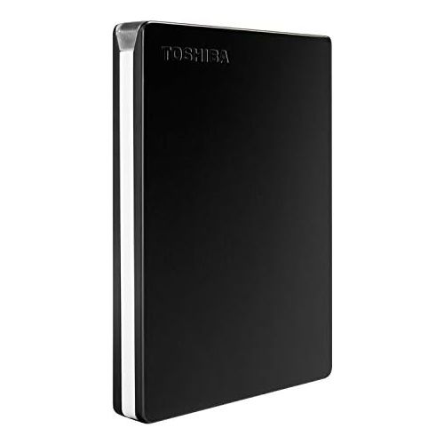  Toshiba Canvio Slim 2TB Portable External Hard Drive USB 3.0, Black - HDTD320XK3EA