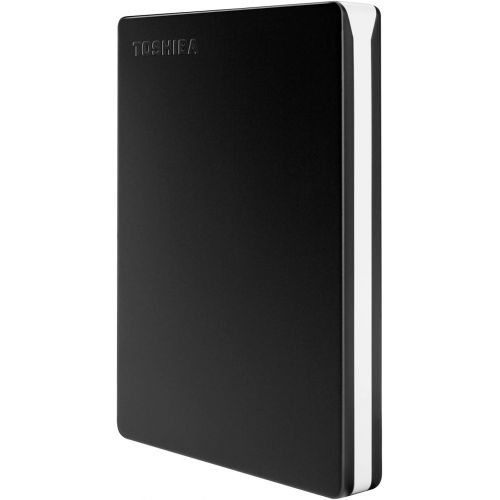  Toshiba Canvio Slim 2TB Portable External Hard Drive USB 3.0, Black - HDTD320XK3EA