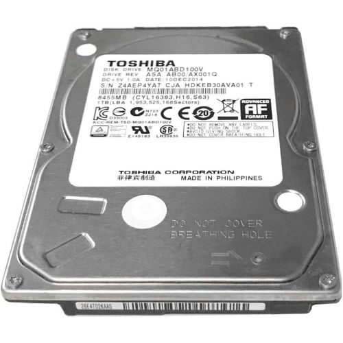  Toshiba 1TB 5400RPM 8MB Cache SATA 3.0Gb/s 2.5 inch Notebook Hard Drive (MQ01ABD100V) - 1 Year Warranty