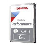 Toshiba X300 6TB Performance & Gaming 3.5-Inch Internal Hard Drive ? CMR SATA 6.0 GB/s 7200 RPM 128 MB Cache - HDWE160XZSTA
