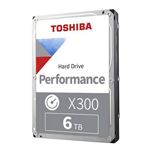  Toshiba X300 6TB Performance & Gaming 3.5-Inch Internal Hard Drive ? CMR SATA 6.0 GB/s 7200 RPM 128 MB Cache - HDWE160XZSTA