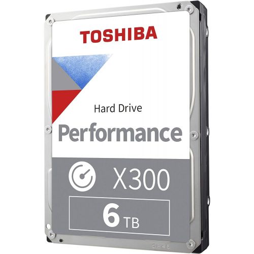  Toshiba X300 6TB Performance & Gaming 3.5-Inch Internal Hard Drive ? CMR SATA 6.0 GB/s 7200 RPM 128 MB Cache - HDWE160XZSTA