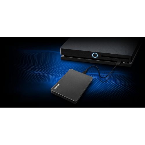  Toshiba Canvio Gaming 4TB Portable External Hard Drive USB 3.0, Black for PlayStation, Xbox, PC & Mac - HDTX140XK3CA