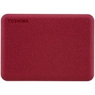 Toshiba Canvio Advance 2TB Portable External Hard Drive USB 3.0, Red - HDTCA20XR3AA