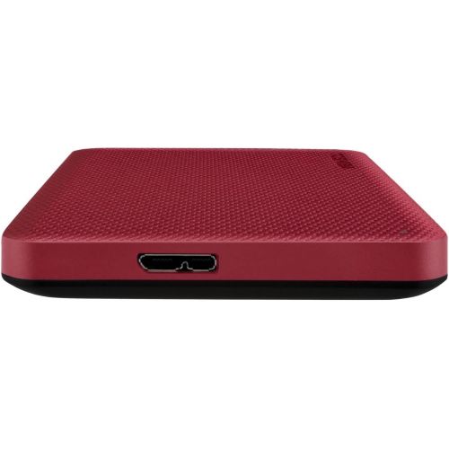  Toshiba Canvio Advance 2TB Portable External Hard Drive USB 3.0, Red - HDTCA20XR3AA