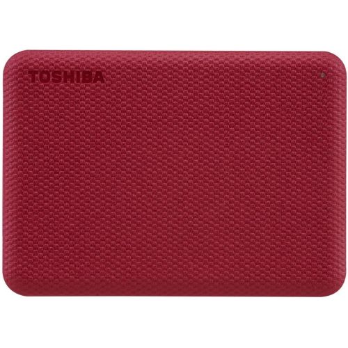  Toshiba Canvio Advance 2TB Portable External Hard Drive USB 3.0, Red - HDTCA20XR3AA