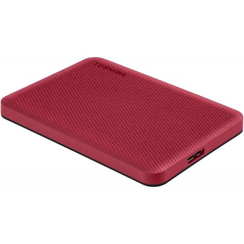  Toshiba Canvio Advance 2TB Portable External Hard Drive USB 3.0, Red - HDTCA20XR3AA