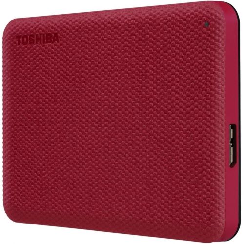  Toshiba Canvio Advance 2TB Portable External Hard Drive USB 3.0, Red - HDTCA20XR3AA